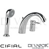Cifial Techno 35 3 Hole Deck Bath Mixer Tap Spare Parts